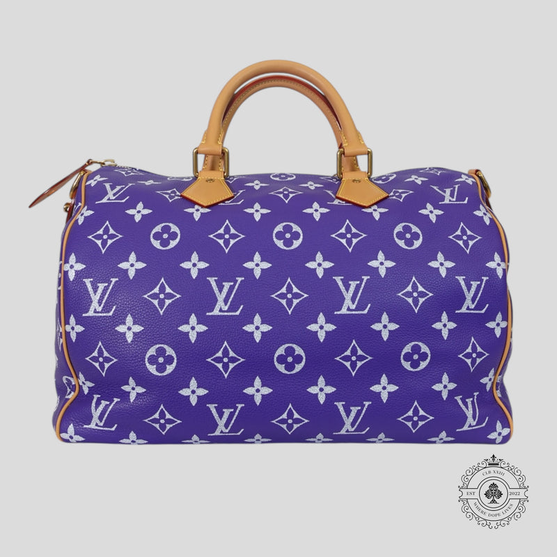 Louis Vuitton Speedy P9 Bandoulière Calfskin Bag, front view