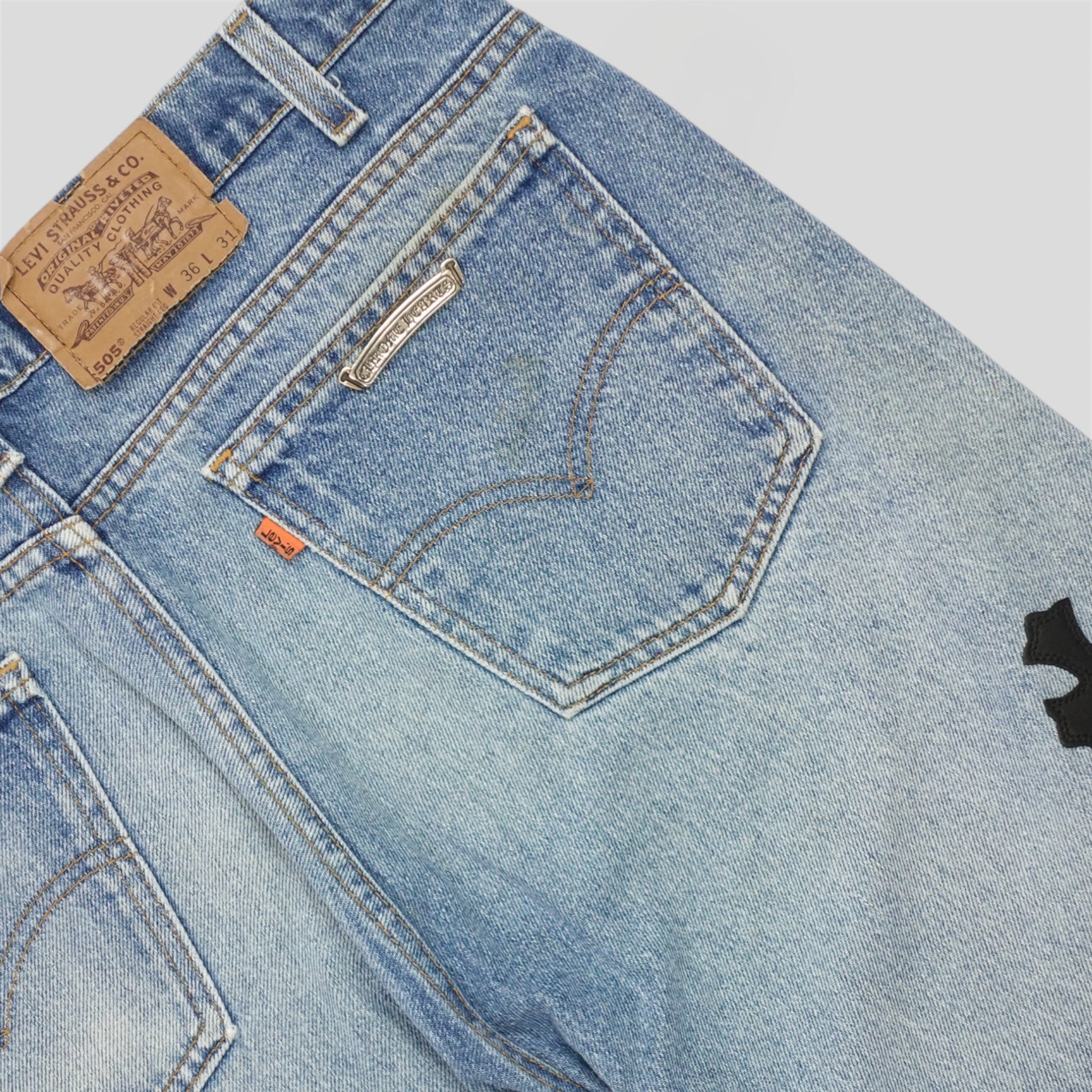 Chrome Hearts Cross Patch Jeans