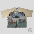 Godspeed JFK to MIA Tee in Bone