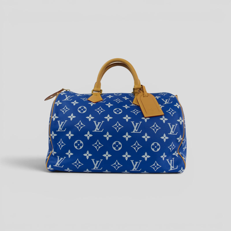Louis Vuitton Speedy P9 Bandoulière Calfskin Bag, front view