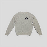 Chrome Hearts Women's Triple Cross CH Flocked Crewneck in Grey
