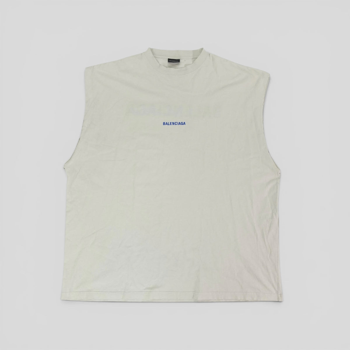Balenciaga Cutoff Shirt in Slate