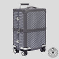 Goyard Bourget PM Trolley Travel Case in Grey