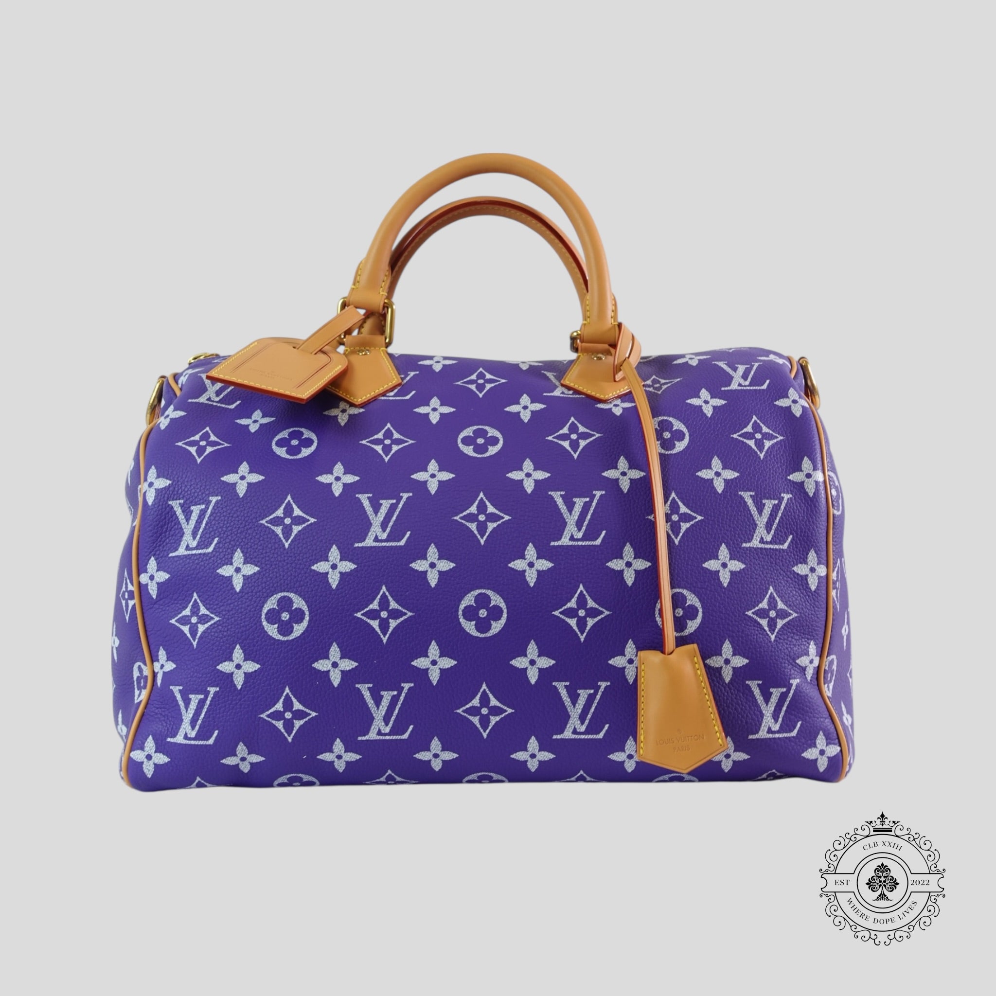 Louis Vuitton Speedy P9 Bandoulière 40 in Purple