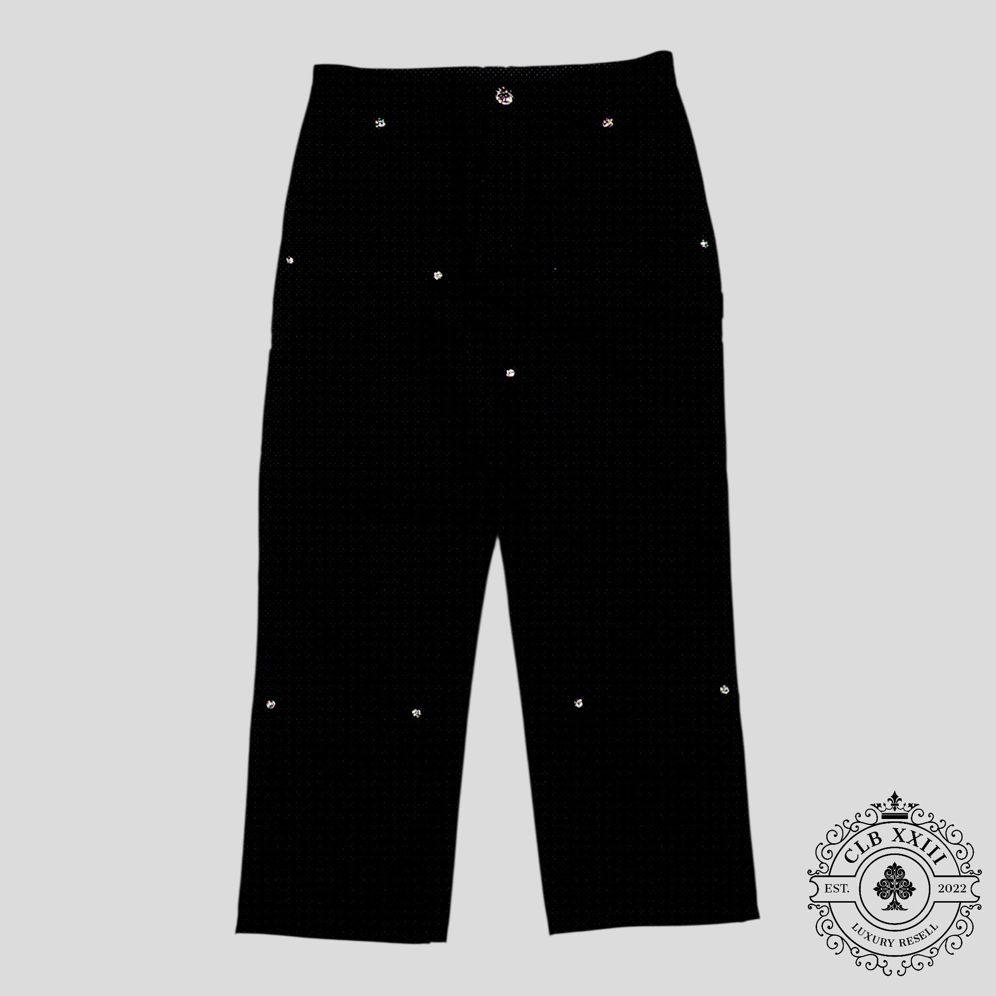 Chrome Hearts Double Knee Carpenter Pants in Black