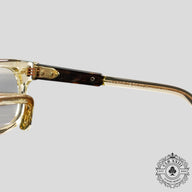 Chrome Hearts Jenna Tail Yea Glasses in Clear/Gold
