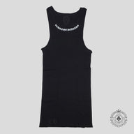 Chrome Hearts Neck Script Logo Tank Top in Black