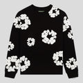Denim Tears Cotton Wreath Crewneck in Black