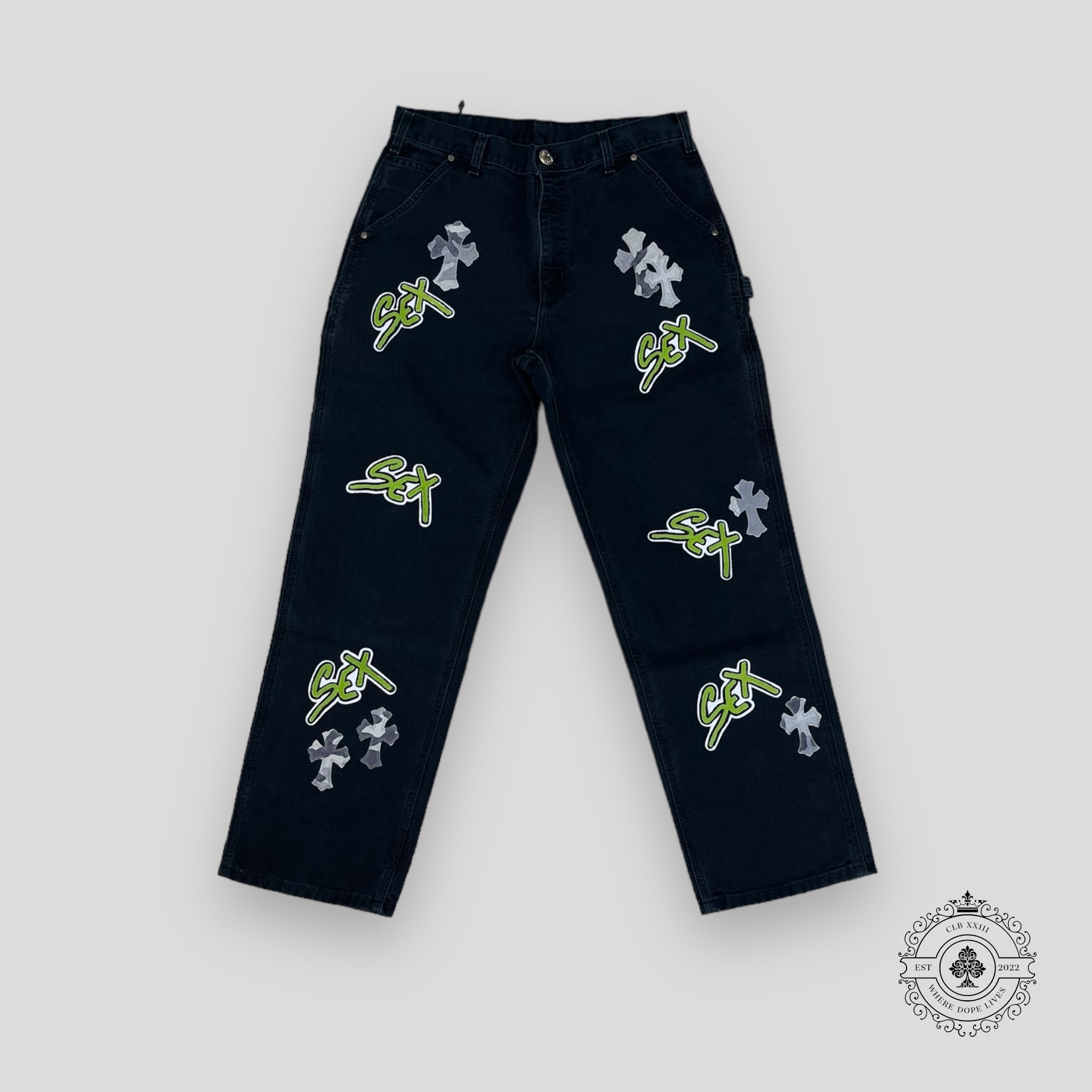 Chrome Hearts Matty Boy Sex Records Vintage Carpenter Pants