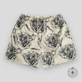 Bravest Studios Cream Dice Shorts