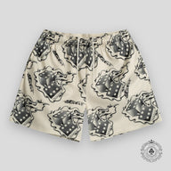 Bravest Studios Cream Dice Shorts