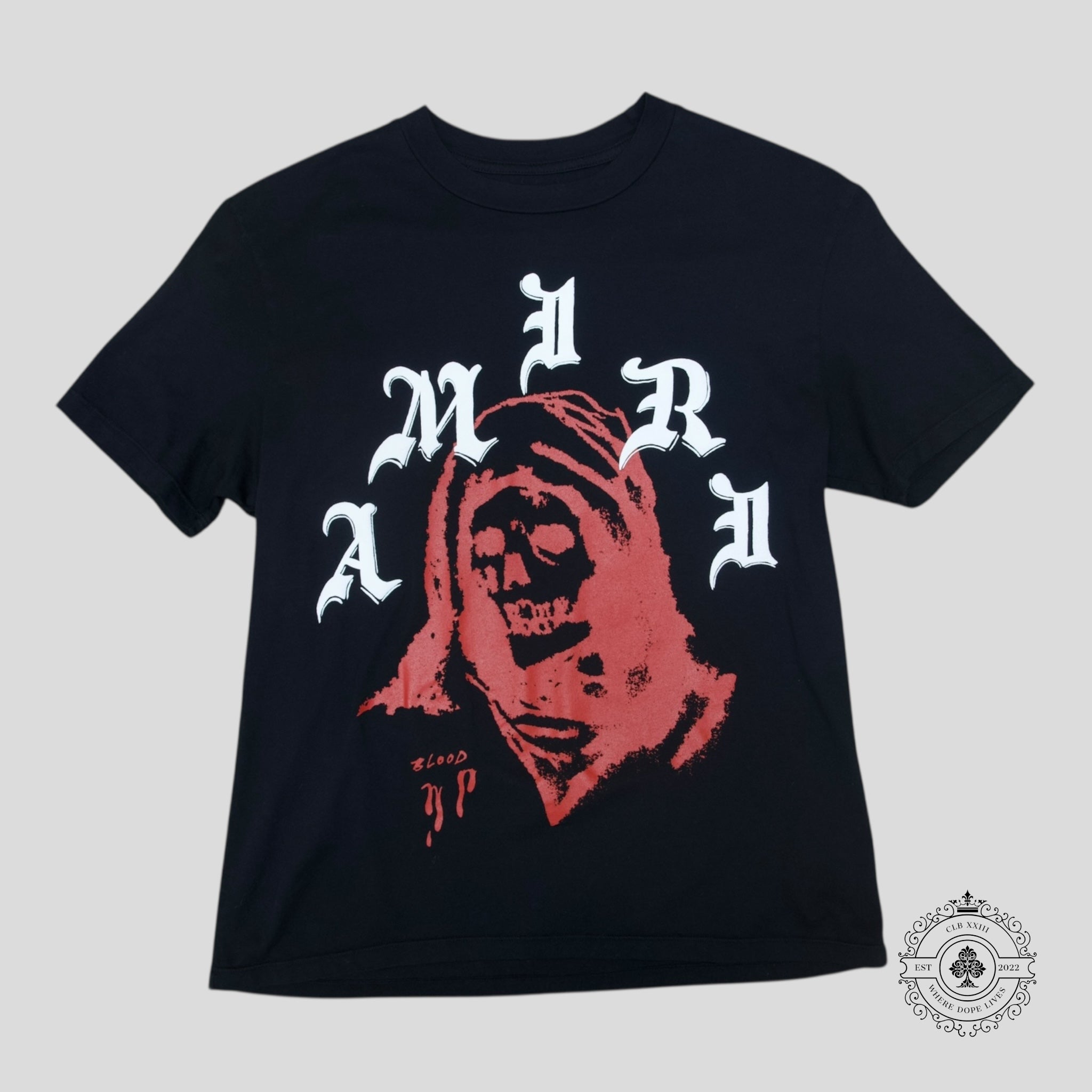 Amiri X Wes Lang Tee in Black / Red