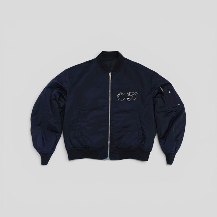 Dior Kenny Scharf CD Bomber in Black