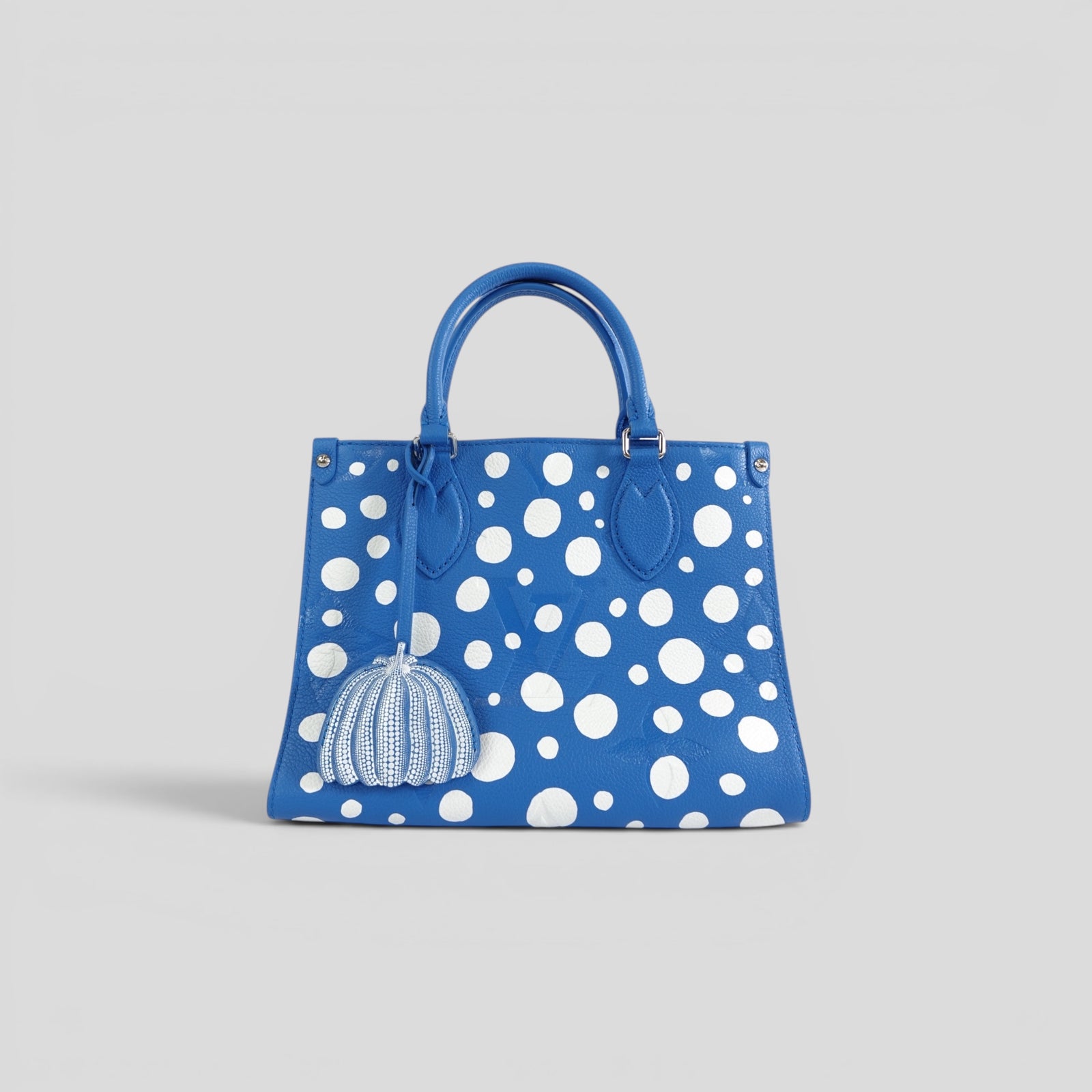 Louis Vuitton X Yayoi Kusama OnTheGo PM Tote Bag in Blue