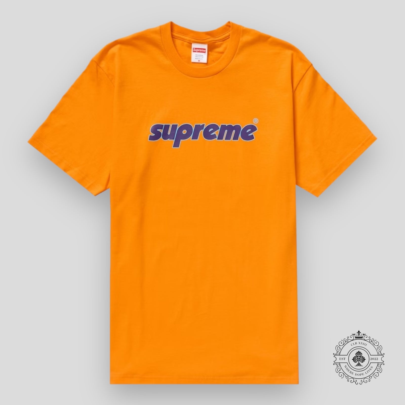 Supreme Pinline Tee in Orange