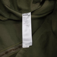 Balenciaga Hooded Zip Up in Khaki