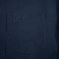 Balenciaga Layered Jersey Overshirt in Blue