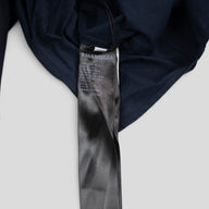 Balenciaga Layered Jersey Overshirt in Blue
