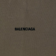 Balenciaga Embroidered T-Shirt in Light Brown