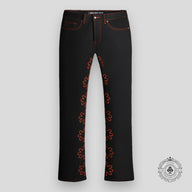 Lostshdws Outline Denim in Black / Red