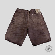 Hellstar Denim Shorts in Brown