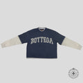 Bottega Desires Layered Tee in Blue