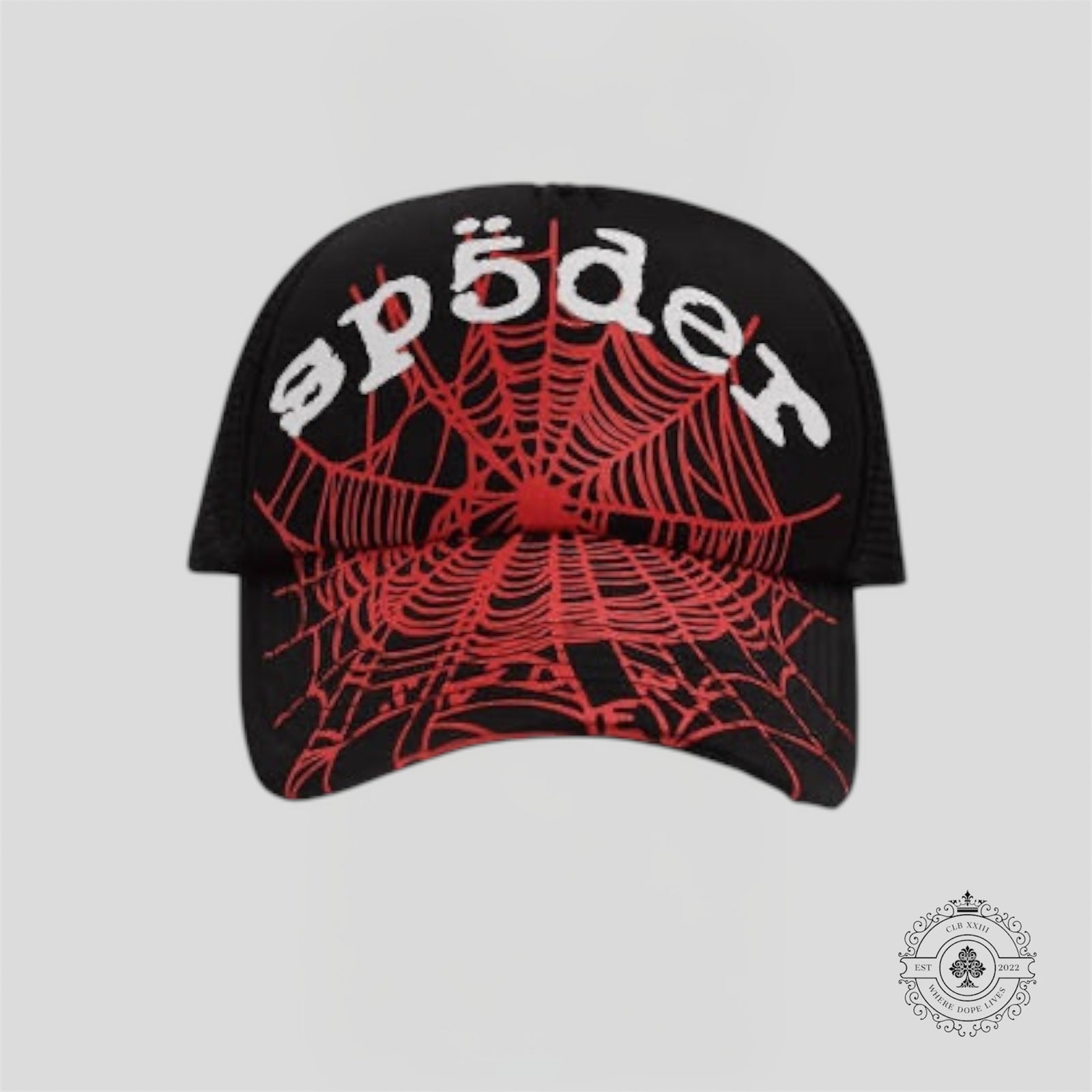 Sp5der OG Web V2 Trucker Hat in Black