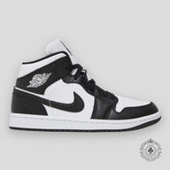Air Jordan 1 Mid Split Black White Women's