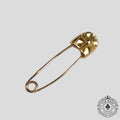 Chrome Hearts Safety Pin in Gold