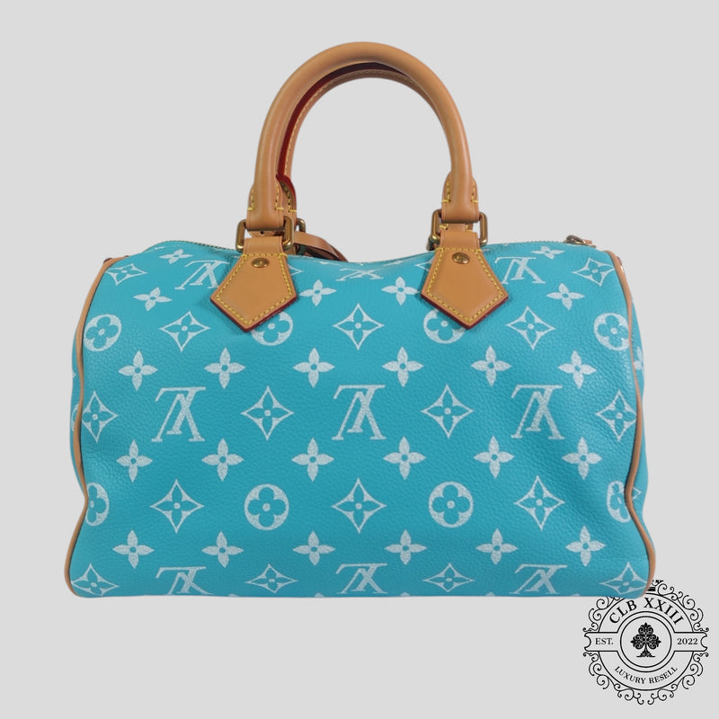 Louis Vuitton Speedy P9 Bandoulière Calfskin Bag, side view