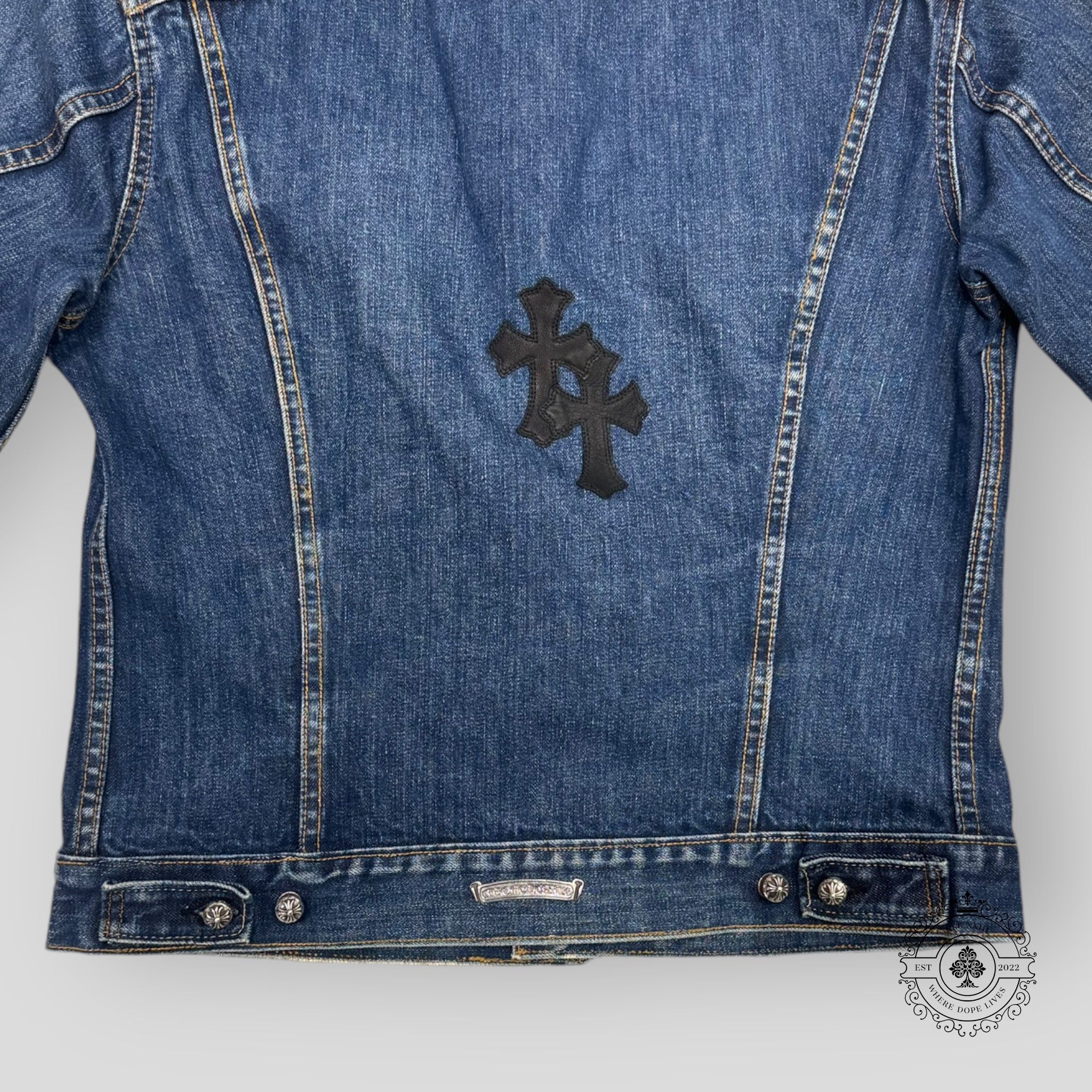 Chrome Hearts Levi's Cross Patch Denim Jacket