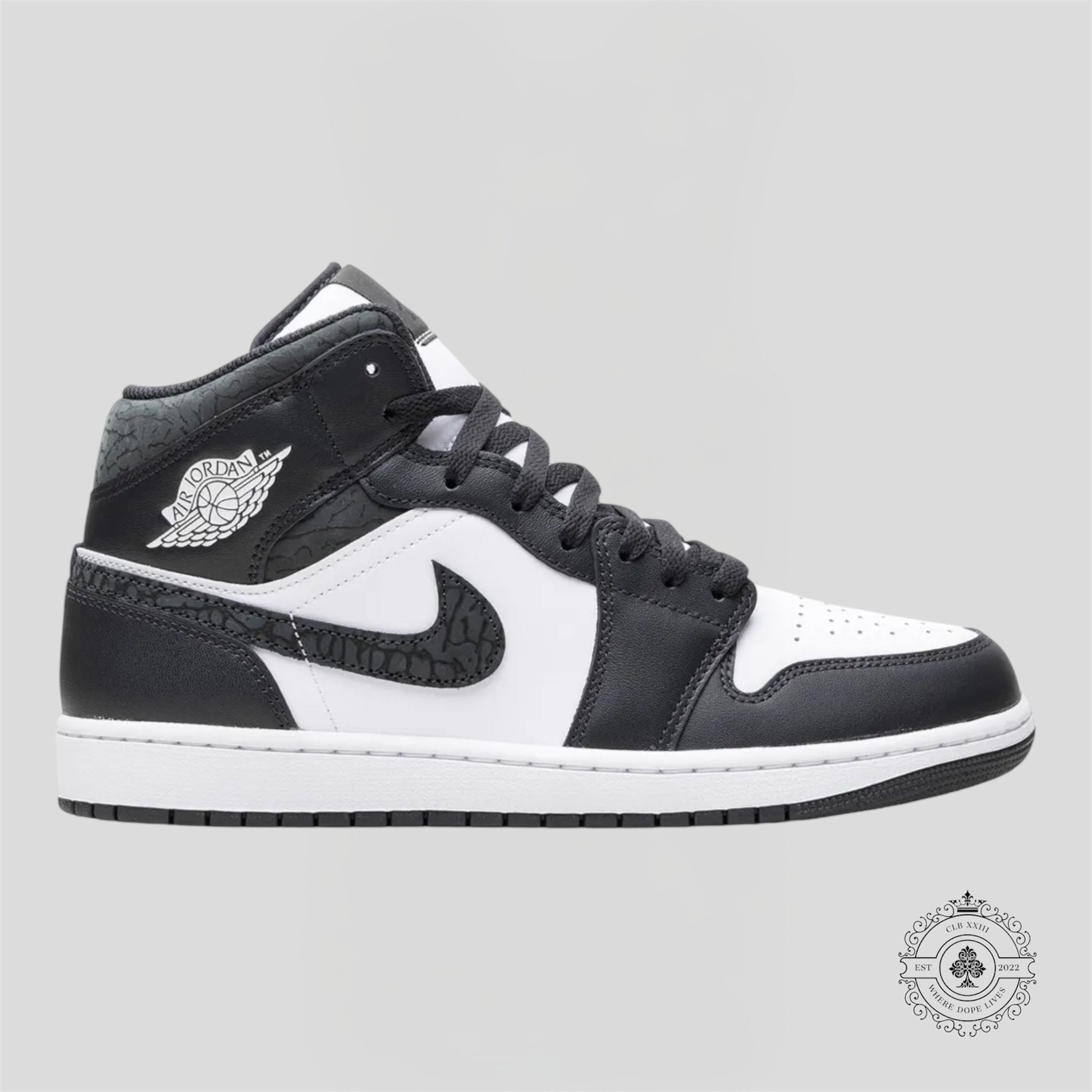 Air Jordan 1 Mid SE Panda Elephant