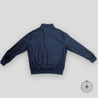 Gucci Monogram Bomber Jacket in Navy Blue