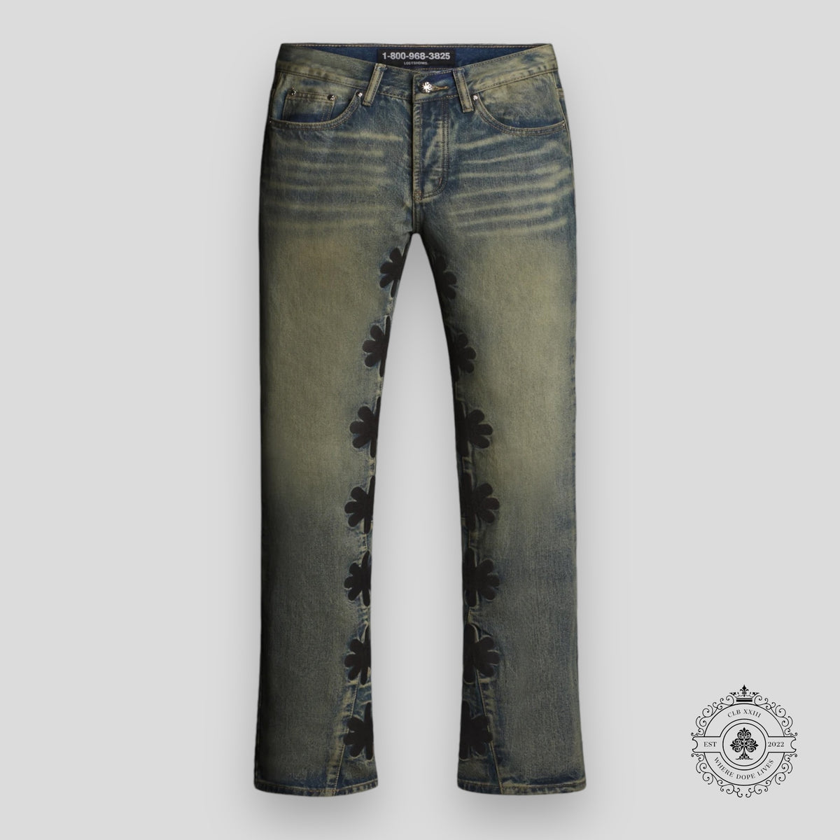 Lostshdws Dark Shdw Denim in Dirty Blue / Graphite