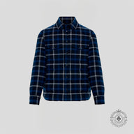 Moncler X Fragment Moron Flannel Jacked in Blue