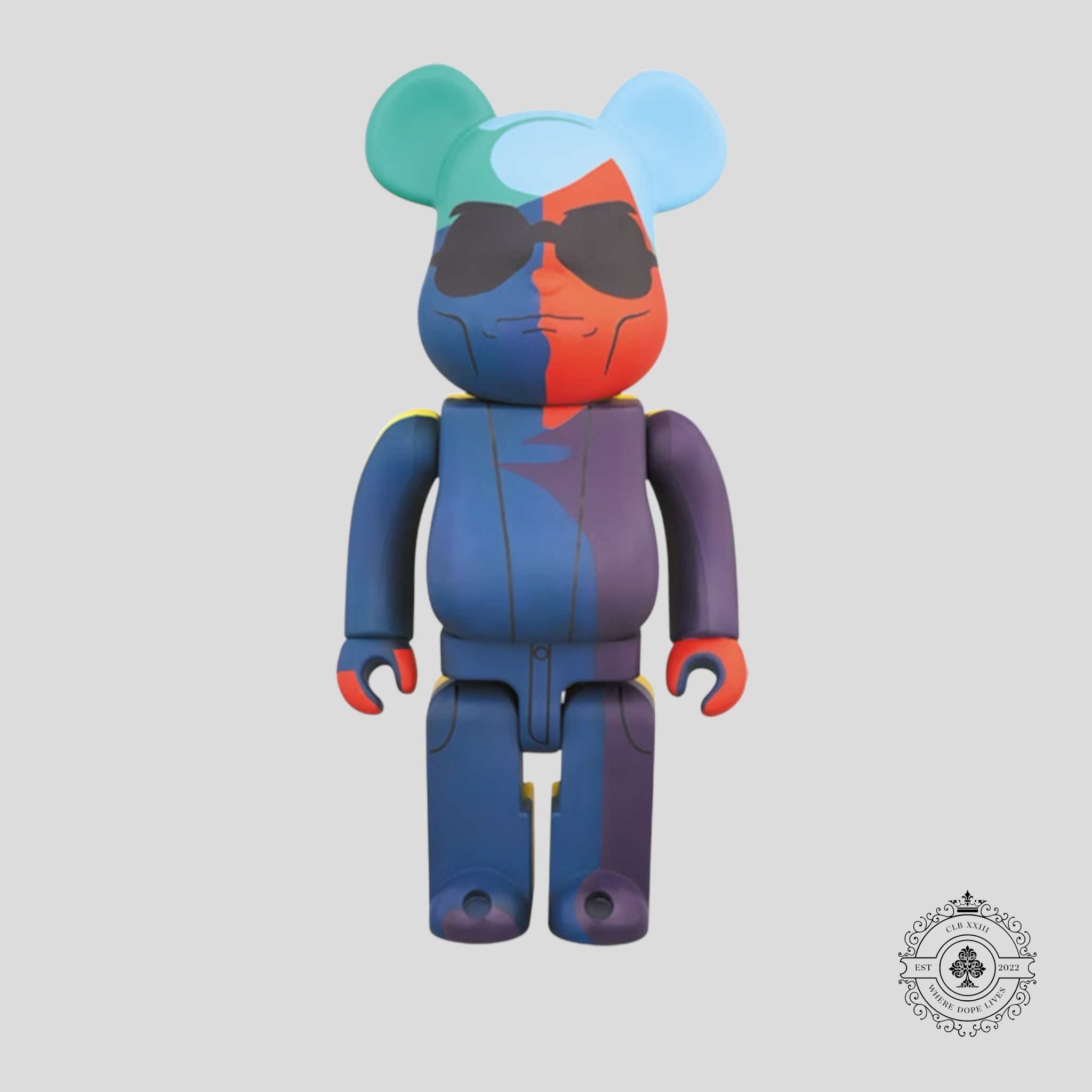 Bearbrick Andy Warhol Silk Screen Ver. 400% Multi