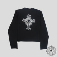 Chrome Hearts Women's Cashmere Crystal Embellished Sweater