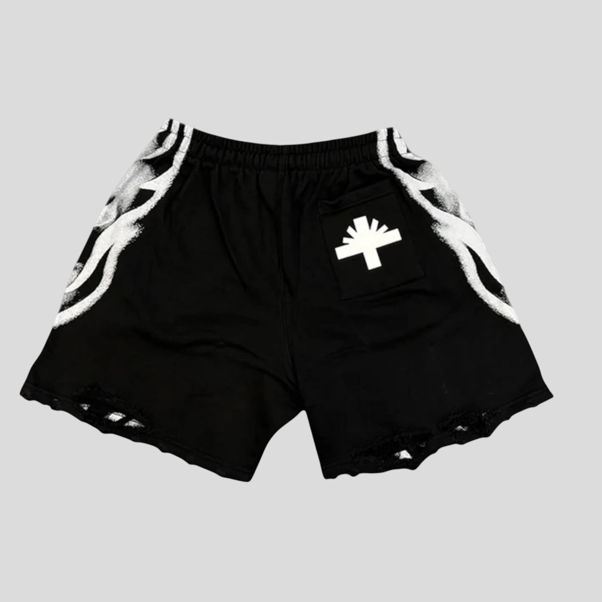 Vertabrae Skull Face Shorts