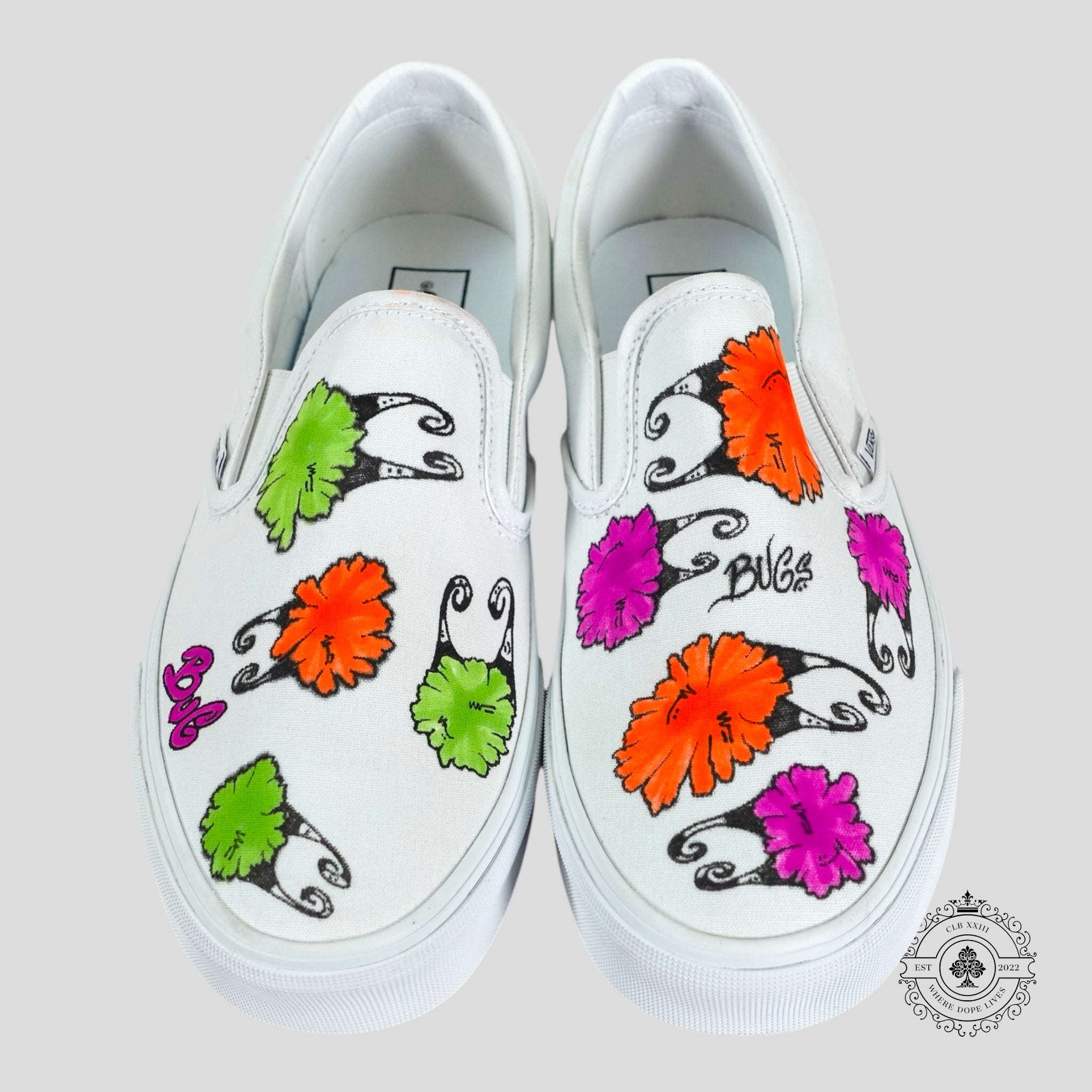 Matty Boy Bug Slip on Vans