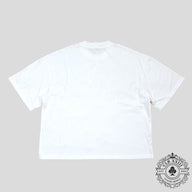 Blind Love Artistic Trafficking Rhinestone T-Shirt in White/Black