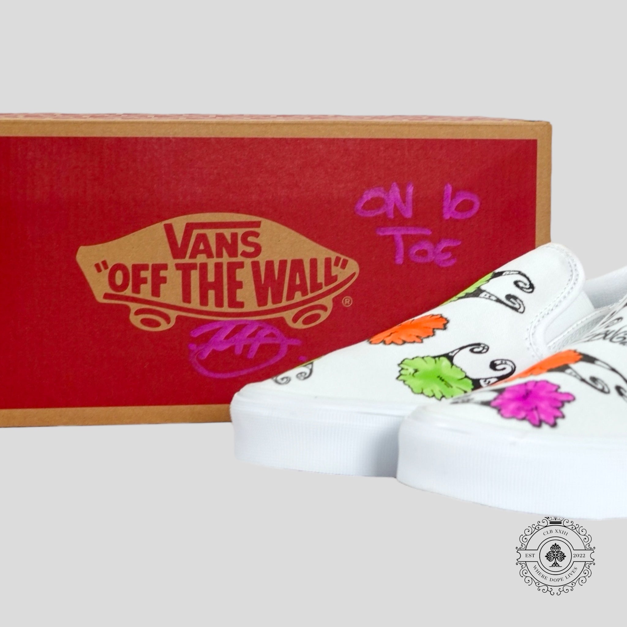 Matty Boy Bug Slip on Vans