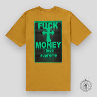 Supreme Fuck Money Tee in Yellow