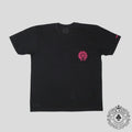 Chrome Hearts Horseshoe Logo Tee in Black/Pink