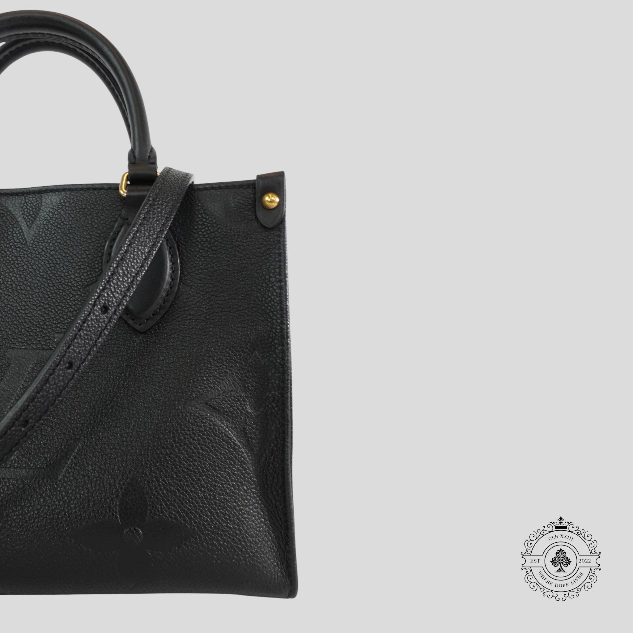 Louis Vuitton Empreinte Onthego PM in Black