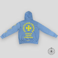 Chrome Hearts Drake Certified Chrome Hoodie in Light Blue