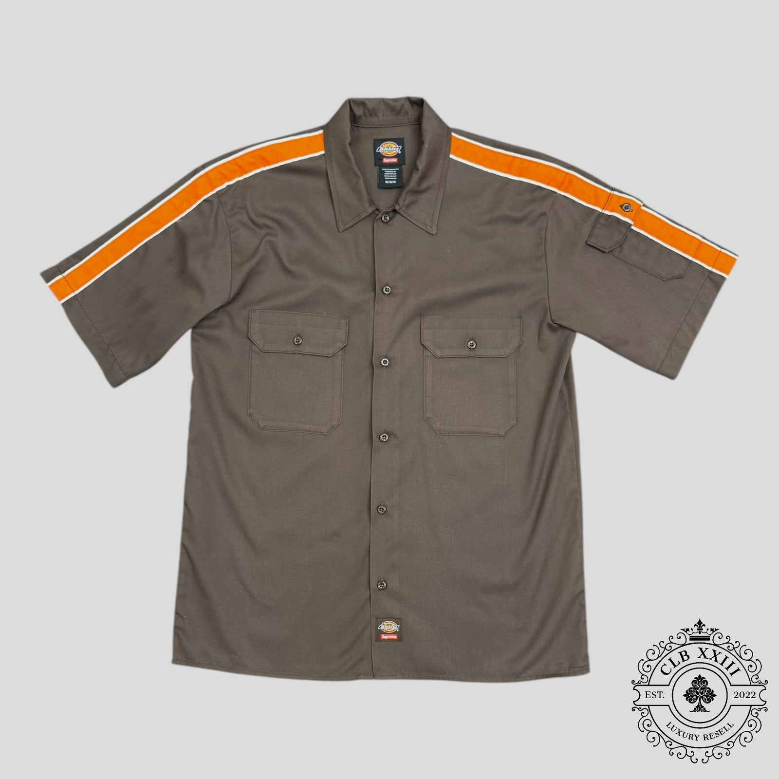 Supreme Dickies Stripe Work Shirt