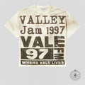 Vale 97 FM Tee in Tan
