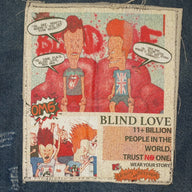 Blind Love Beavis & Butt-head Denim Bomber Jacket