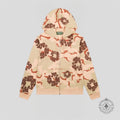 Denim Tears Camo Wreath Zip Up Hoodie in Desert Storm Camo