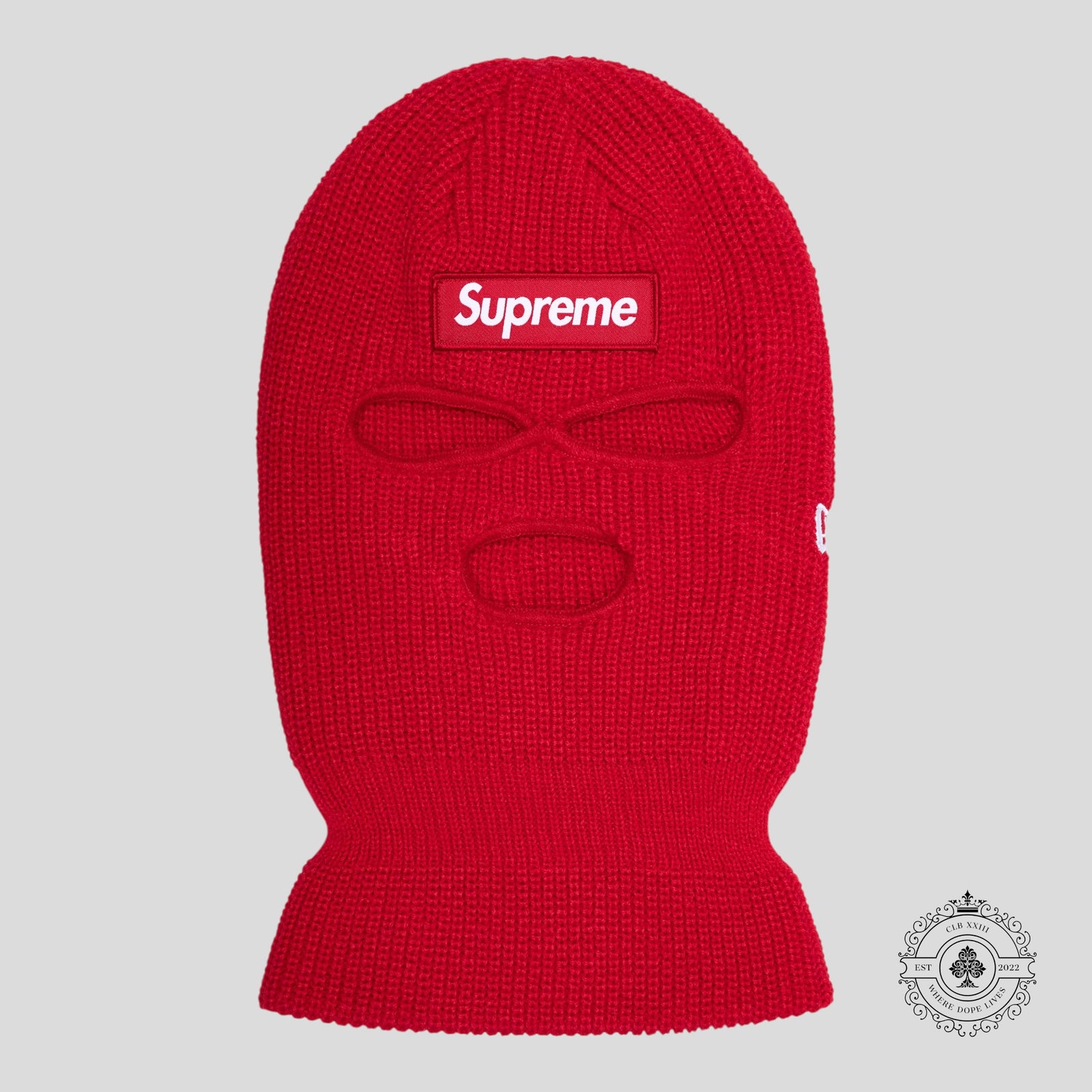 Supreme Box Logo Balaclava in Red